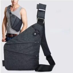 Camouflage Tactical Chest Bag – Waterproof Crossbody Shoulder Pack for Men